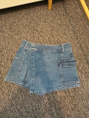 NOBO Blue Denim Cargo Skort